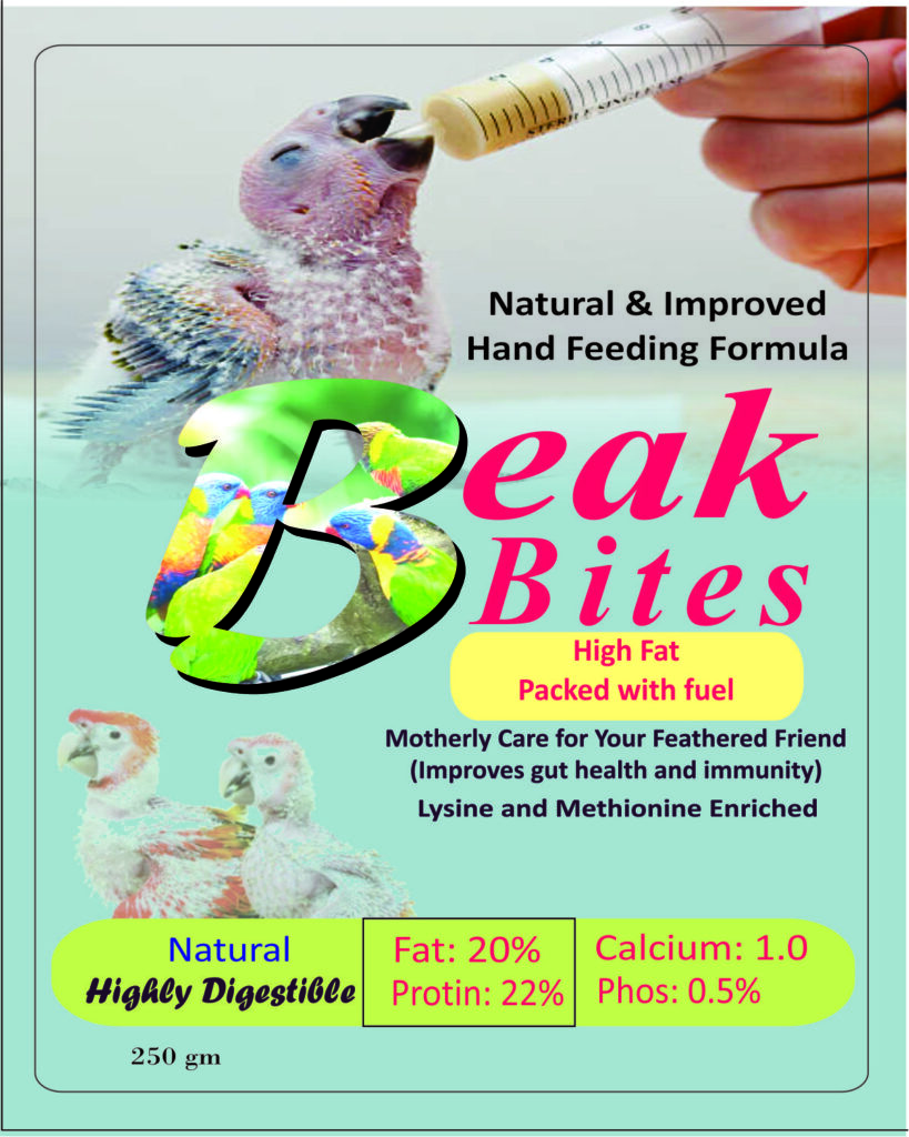 Hand feed Beak Bites